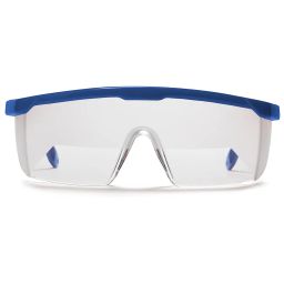 Aviation Flight Training Glasses - IFR Certified View Limiting Device for Pilot Training & Simulation of Instrument Meteorological Conditions - Frosted Adjustable Polycarbonate Frames (Blue) image 1