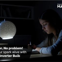 Halonix 14W Emergency Bulb | Rechargeable For Power Cuts Backup : 4Hrs Cool Day Light Pack Of 1 Light, B22D, Led image 3