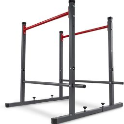 DEALS UNLIMITED dip stations, Height adjustable dip bar The dip bar can be optimally adapted to your training needs thanks to the height adjustment in 2 positions 86 and 95 cm. image 4