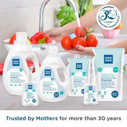 Mee Mee Baby Liquid Cleanser 500ml, Anti-Bacterial Kills 99.9% Germs | Cleanser for Bottles, Nipples, Accessories, Toys, Fruits & Vegetables | No Alcohol, One Drop Cleaning, Dermatologically Tested image 5