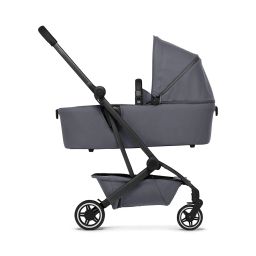 Joolz AER+ Carrycot - Accessory for Stroller - Optimal Comfort & Lightweight - One Hand Foldable Cot - Spacious Carrycot - Extended Sunhood - Water Repellent - from 0-6 Months Old - Stone Grey image 2