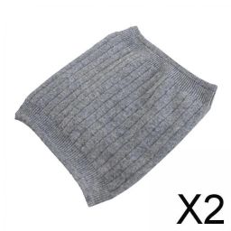 club bollywood Club Bollywood® 2xUnisex Cashmere Waistband Waist Warmer Abdominal Kidney Binder Belt Gray|Clothing, Shoes & Accessories | Womens Clothing |Sleep image 2