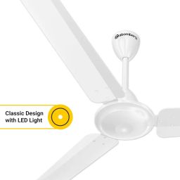 atomberg Ameza 1200mm Classic BLDC Ceiling Fan with Remote | 5 star | High Air Delivery | LED Speed Indicator | Low Noise | Classic Design with Power Saving | 2-Year Warranty (Gloss White) image 2