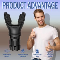TIXID Portable Breathing Exercise Device for Lungs, Breathing Trainer with Resistance Adjustable, Lung Trainer with Excellent Quality Silicone,Easy to Clean and Use, Improve image 5