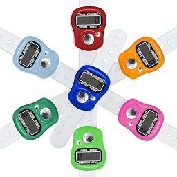 DIYASHI® Mini Hand Tally Counter Finger Ring Digital Electronic Head Count | Japa Counter Counting Machine for Mantra Jap and Cricket Umpire and Various Counting Purpose Small (1 Pcs - Multi Color) image 5