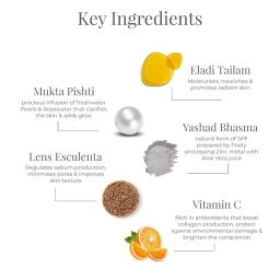 Forest Essentials Eladi Day Cream with SPF 30 | Ayurvedic Cooling Face Cream for Acne Prone Skin | With Vitamin C Concentrate, Niacinamide, & Natural Zinc Bhasma image 2