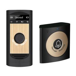 THE STYLE SUTRA® Wireless Intercom Doorbells Two-Way Talk Doorbell Interphone Black B | 1 Piece Talkback Doorbell image 3