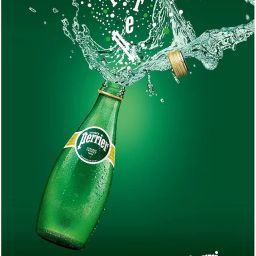 Perriers Lime Flavoured Carbonated Mineral Water Refreshing and Invigorating Beverage 4 X 330ml Each image 1
