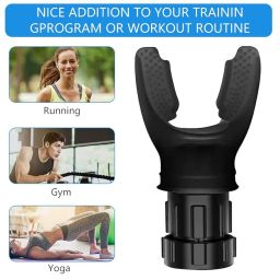 ZENYAZ Breathing Trainer, Portable Muscle Trainer, Exercise Trainer with Resistance Adjustable, Easy to Clean and Use, Improve Strength and Endurance image 4
