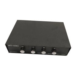 ATORSE® 4 Ports Button Network Switch Splitter Hub 4-in 1-Out Or 1-in 4-Out 100M/10M image 4
