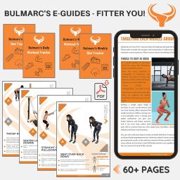 BULMARC Resistance Tube/Bands for Exercises Set with Foam Handle, Featuring eBOOK with 45+ Exercises for Full Body Workout/Toning Tube for Exercise Door Anchor Optional image 4