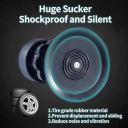 DEALBOOOTH Acrylonitrile Butadiene Styrene (Abs) Washing Machine Vibration Pads - Adjustable Dryer Shock & Noise Cancelling Pads, Anti for Support, Height Adjustment Feet (400 kg, 1, Set) image 4