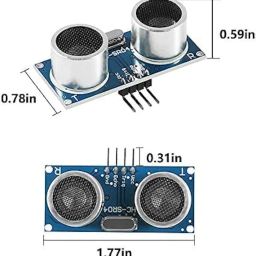 RoboElectrixx Ultrasonic Distance Measuring Sensor Board Module HC-SR04 (Piece-1) image 1