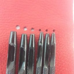 Leather/Rubber/Acrylic Sheets Hollow Punch Tool 4mm 0 1 2 3 4 5 Sizes Hole Punching Tool image 2