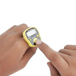 Digital LCD Tally Counter Ring, Portable Hand Finger Counting Device for Mantra Chanting, Pack of 2, image 3