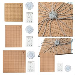 30x Macrame Board and Pins DIY Bracelet Craft Bamboo Macrame Board with Pins 30cm image 2