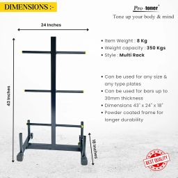 Protoner Plates Rack with four bar holders image 5