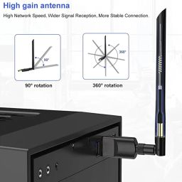 SIK WiFi Dongle, Strong WiFi Network Adapter Stable 5.0 for Home (CC2652P with Programming Line) image 5