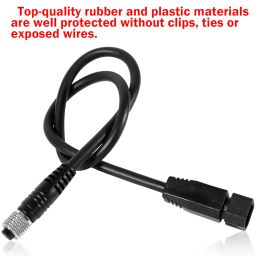 1852068 MKR-US2-8 HUM 7 PIN Transducer Adapter Cable with Instruction Manualï¼Å’Suitable for Connection of Fish Finder to Universal Sonar 2 Transducer on Trolling Motor image 4