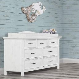 Evolur Fully Assembled Changing Tray, Weather White image 3