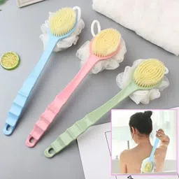 2 IN 1 Body Brush Back Scrubber for Shower Bath Back Scrubber with Soft Loofah-67