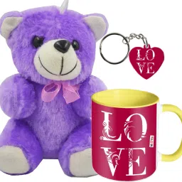 Mug, Soft Toy, Keychain Gift Set-10