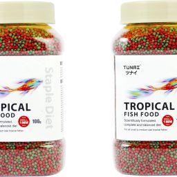 Staple Diet Optimum Floating Type Fish Food For Daily Fish Feed & Natural Growth Shrimp 0.2 kg (2x0.1 kg) Dry Adult, New Born, Senior, Young Fish Food-18