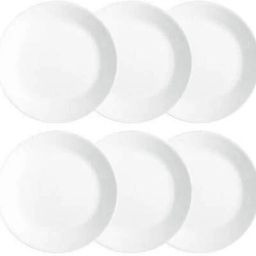 Microwave Safe Stain Resistant Round Plate 7 Inches Quarter Plate/Half plate (White) Quarter Plate-21