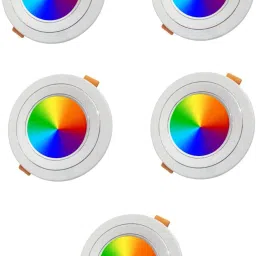 9 Watt 3 Colour in 1 Multicolor 5 Pcs Led Conceal Light Down Light Ceiling Light Ceiling Lamp-image-99