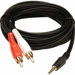 SRIGEETA TV-out Cable 3.5mm to 2-Male RCA Cable/Stereo Audio Cable (1.5 Meter)-image-83