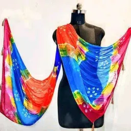Chiffon Printed Multicolor Women Dupatta-image-74