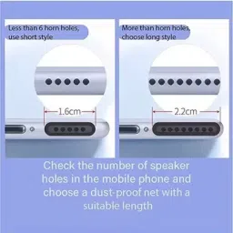 BSVR Speaker Anti-Dust Protector Sticker Short 5 & long 5 Pec) All Smartphones 87 Speaker Mod image 5