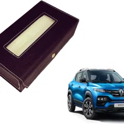 Basic-Black Tissue Box Leatherette-120 Vehicle Tissue Dispenser-image-99