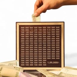 Wooden Money Saving Box|CashSaver MoneyBox with Target|wooden Coin Bank Coin Bank-image-52