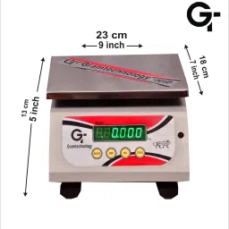 GRAMTECHNOLOGY GT Scale Capacity 30kg x 2g Digital Weight Machine Table Top Weighing for Shop Weighing Scale image 2