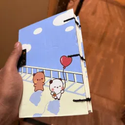 anshu Beautifully designed diary Notebook With Lock Clasp For Gift 5*7 A5 Diary Unruled 200 Pages image 4