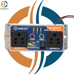 electronics crafts 12 24volt to220 volt 100w Dcto ac converter with 3Usb And Best quality Meterial Electronic Components Electronic Hobby Kit image 2