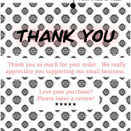 Thank you stickers for small Business packaging Business Card-16