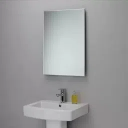 Wall Mirror for Bathroom Wash Basin Living Room Bedroom (Square, 12 x 15 Inch) Bathroom Mirror-3