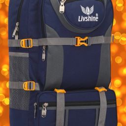 Rucksack For Hiking Trekking And Travel - Unisex Rucksack - 60 L (Blue) Rucksack- 60 L-image-56
