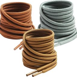 house of common shoe lace Round Grey teak tan 120cm 3pair Boot Hiking Sports Shoe Lace-image-89