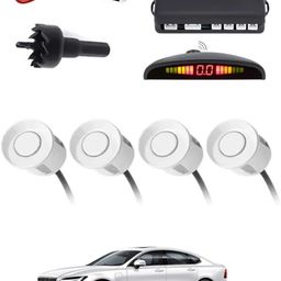maties 4White Parking Sensor With LED Display Increased Safety For Car-228 Universal 4 White Reverse Parking Sensor With LED Display For Cars-228 Parking Sensor-picture-46