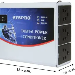 syspro Computer Shield Voltage Stabilizer ( Digital Line Conditioner ) Voltage Stabilizer image 4