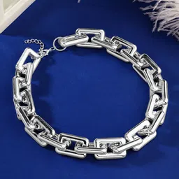 TOKYO TALKIES X rubans FASHION ACCESSORIES Silver-Plated Necklace-42