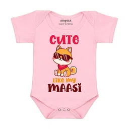 Arvesa Cute Like My Maasi Printed Bodusuit-image-20