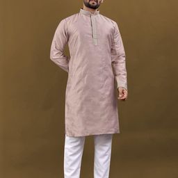 ATOXIC Pink Pure Cotton Kurta Sets-image-22