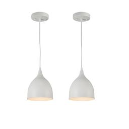GAUVIK White Aluminium Ceiling Lamp-20