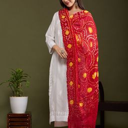 Dupatta Bazaar Bandhani Printed Cotton Dupatta-picture-32