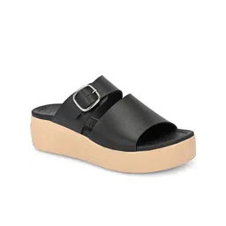 Roadster Women Flatform Sandals with Buckles-picture-34
