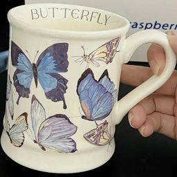 Peppy Little Things Off White & Blue Printed Ceramic Glossy Mug-image-38